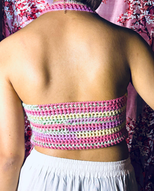 Handmade Crochet Halter Top